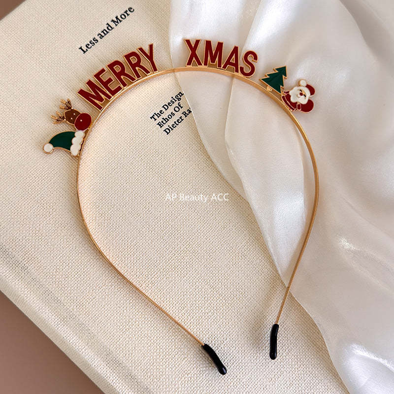 E관 - 컬러 알파벳 크리스마스 파티 머리띠 [27458] 25.10-4