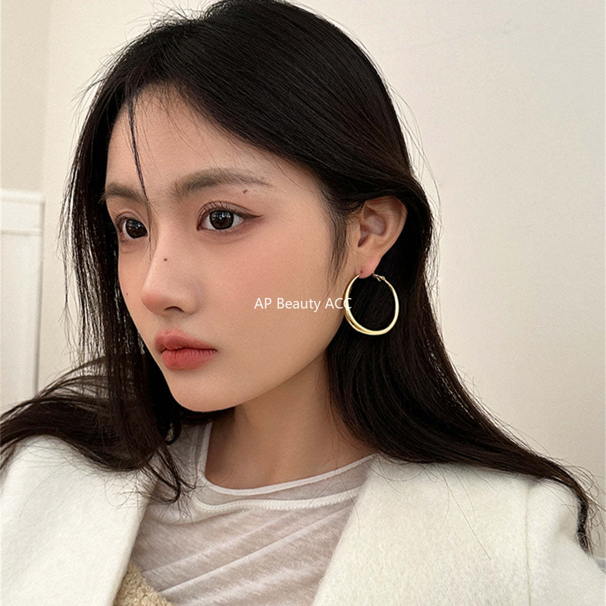 A관 - 빈티지 큰 링형 은침 귀걸이 [EH-3506] 25.05-3