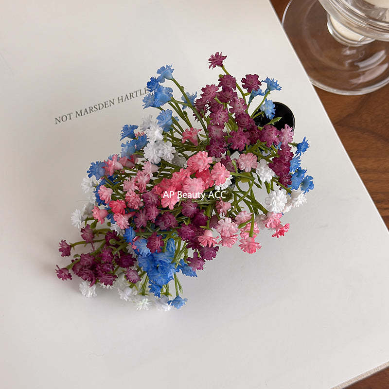 E관 - 조화 플라워 웨딩 헤어핀 [27642] 25.11-1