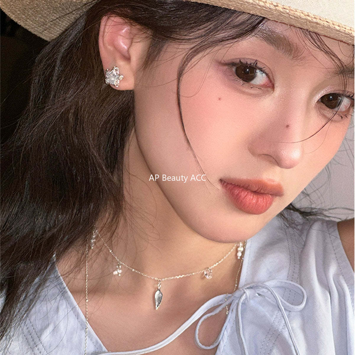 A관 - 별 모양 큐빅 스터드형 귀걸이 [EH-4149] 25.09-4