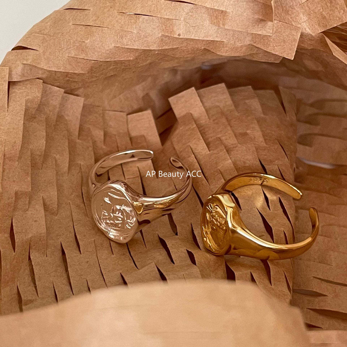 F관 - 925 실버 원형 유럽 인물상 디자인 반지 [J1134] 25.10-4