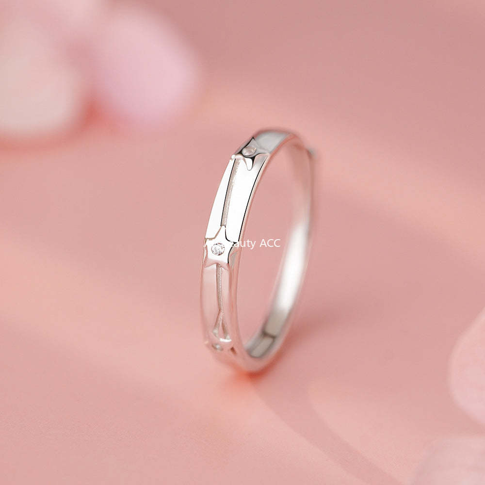 B관 - 999 실버 몽환적인 별 큐빅 반지 [YC5263R_1] 25.11-4