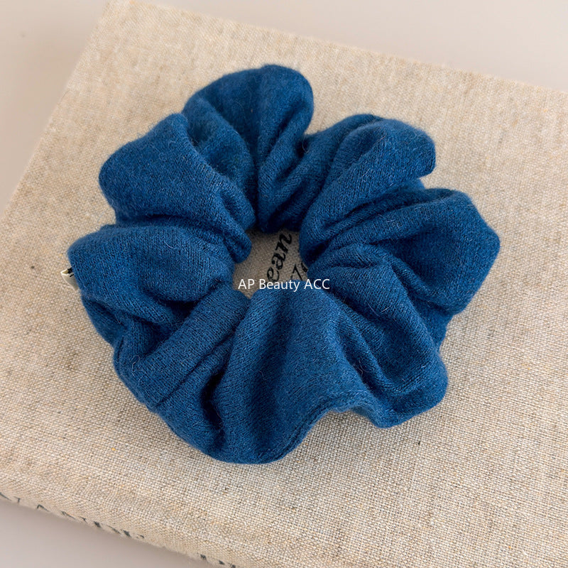 E관 - 부드러운 니트 단색 대형 곱창 헤어밴드 [27576] 25.10-3