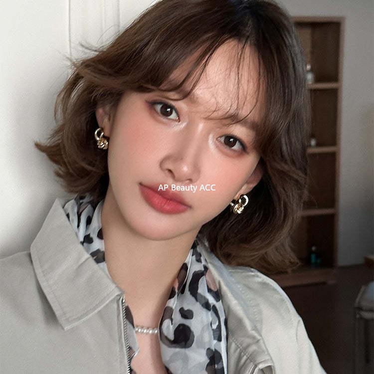 A관 - 트위스트 매듭 디자인 스터드 귀걸이 [EH-4325] 25.12-3