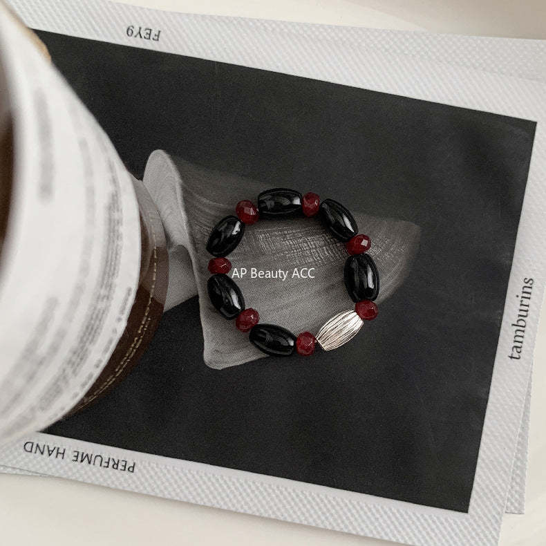 A관 - 클로버 십자가 하트 코끼리 미니 펜던트 925실버 비즈 반지 [RC] 25.11-4