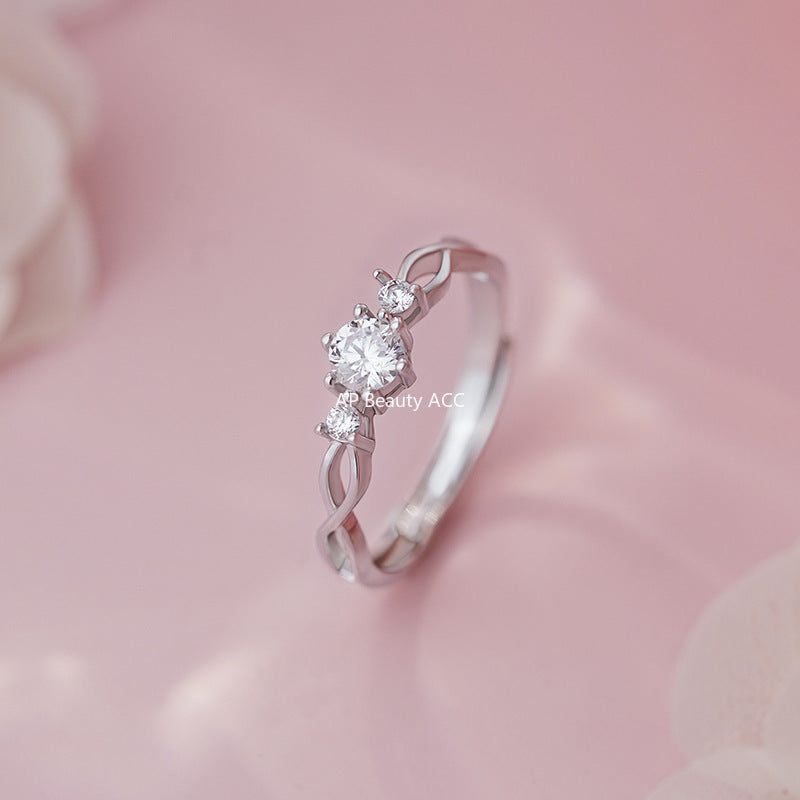 B관 - 999 실버 라인 큐빅 커플 반지 [YC3738R_1] 25.10-1