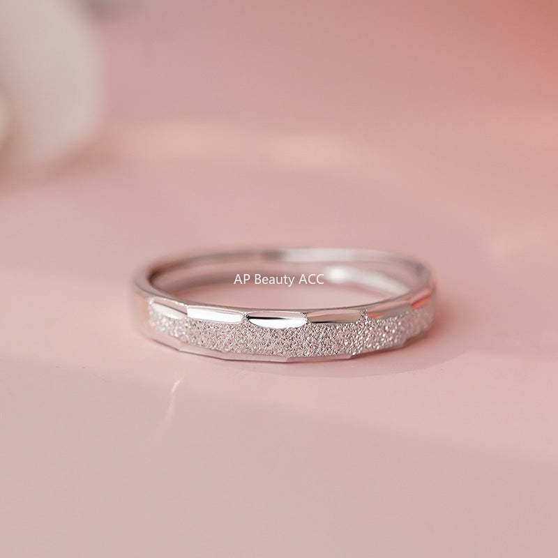 B관 - 999 실버 심플 미니 펀칭 링 커플 반지 [YC3129R_1] 25.10-4