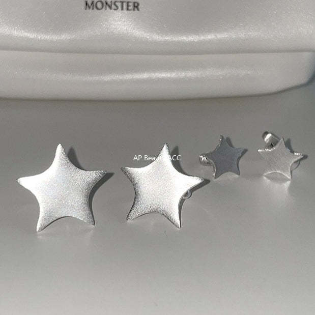 A관 - 샌딩 오각별 디자인 이어커프 귀걸이 [EJ-49] 25.12-1