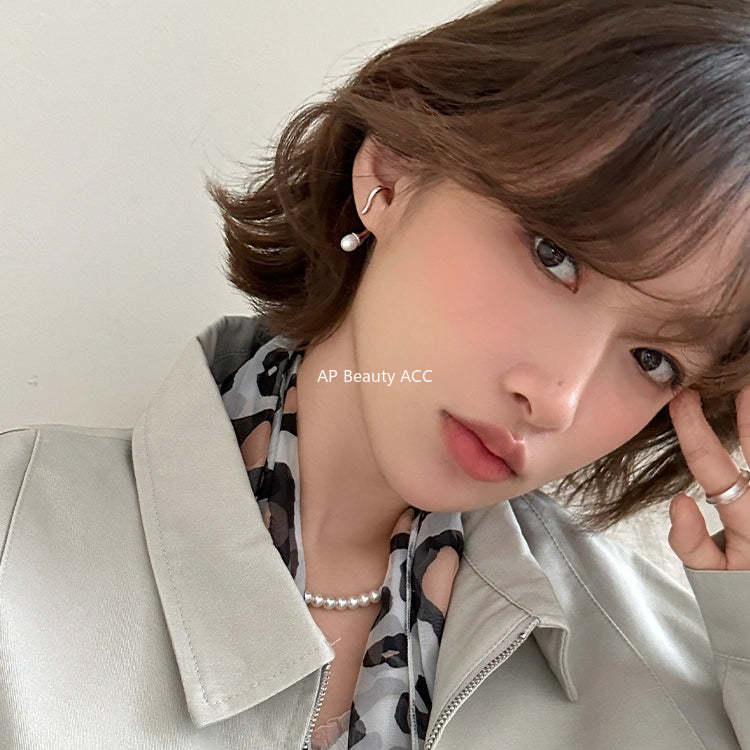 A관 - 진주 925 은침 이너컨츠 귀걸이 [EH-4337] 25.12-3