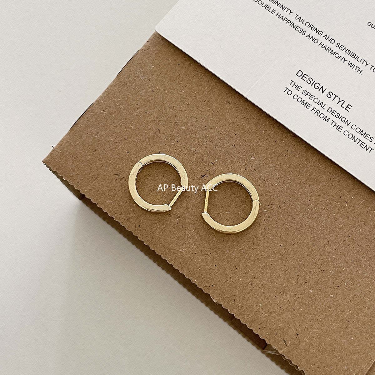 A관 - 925 은침 미니멀 심플 링 스트레이트 침 귀걸이 [EH-4169] 25.12-1