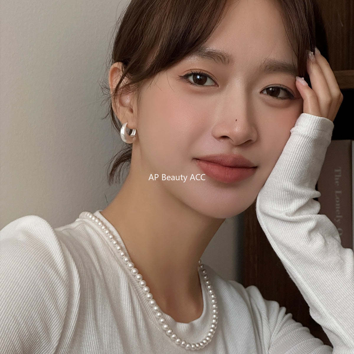 A관 - 925 은침 브러쉬 마감 심플 미니멀 이어커프 귀걸이 [EH-2476] 24.01-1