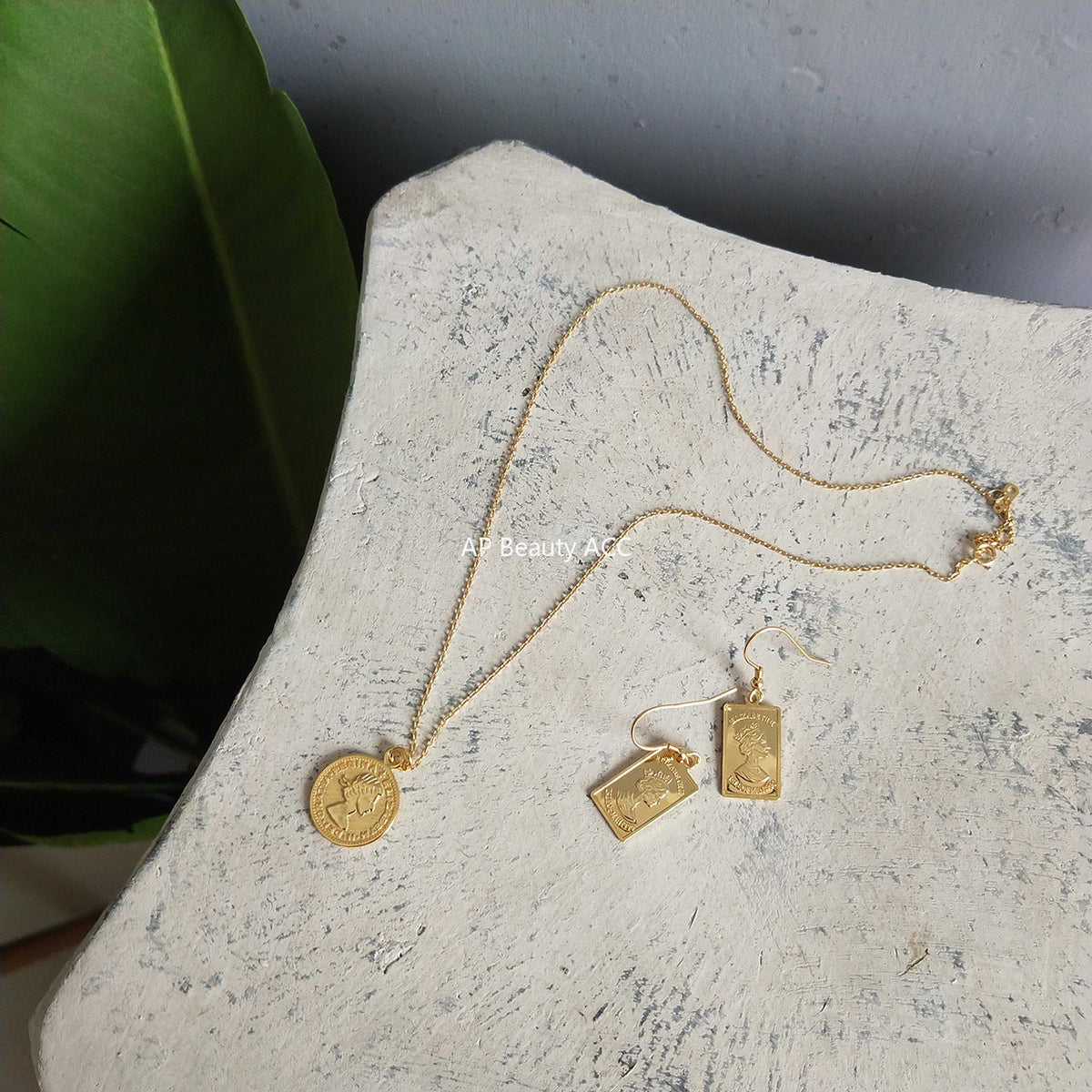 F관 - 925 실버 원형 코인 펜던트 목걸이 [B361] 25.10-3