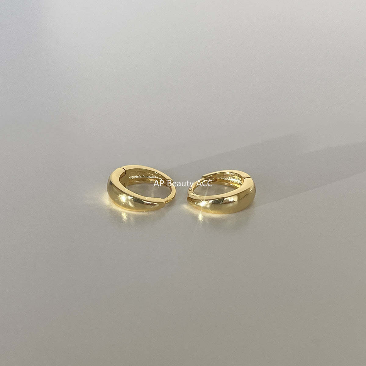 A관 - 큐빅 925 은침 링 후프 귀걸이 [EH-4324] 25.12-2