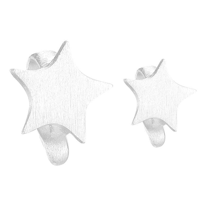 A관 - 샌딩 오각별 디자인 이어커프 귀걸이 [EJ-49] 25.12-1