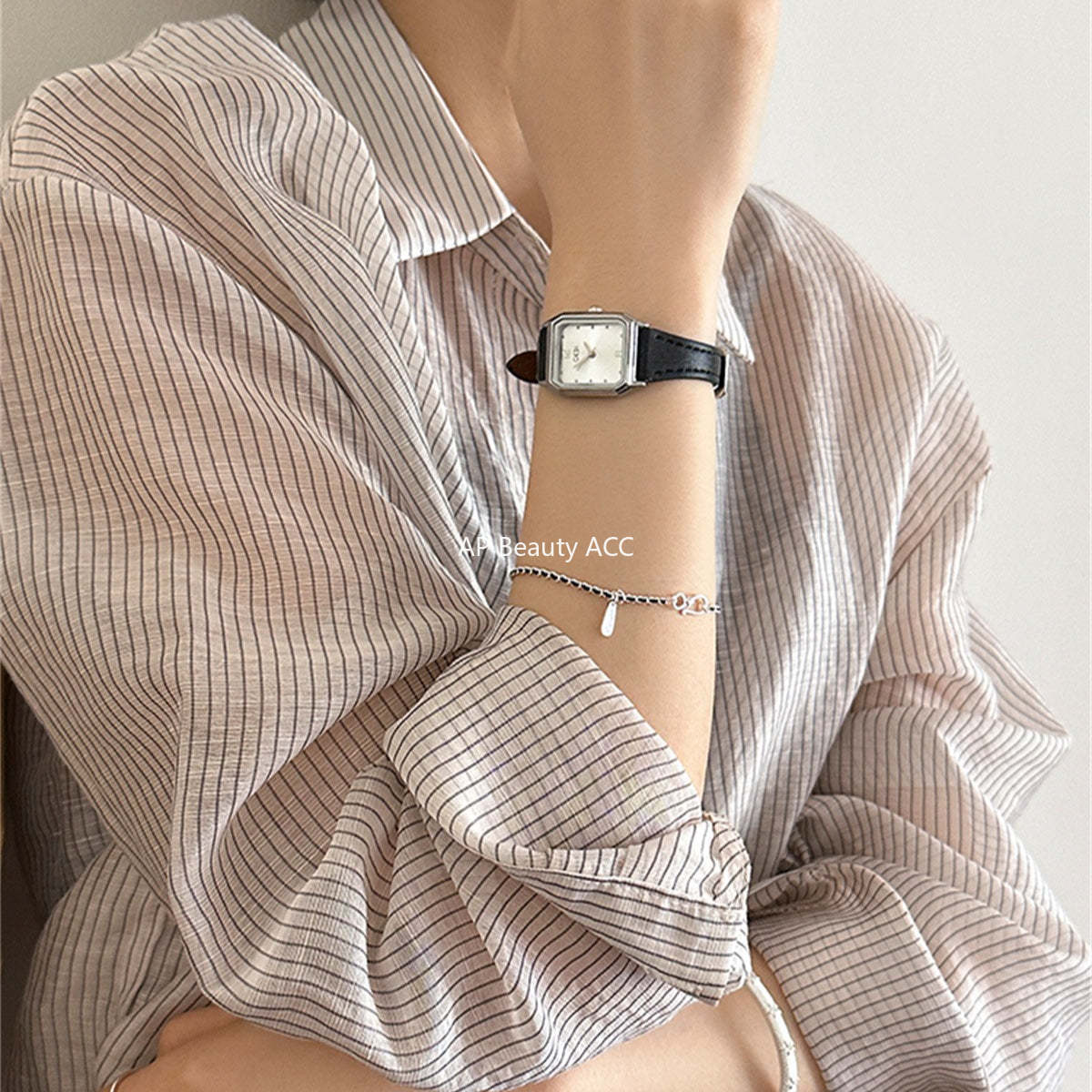 A관 - 925 실버 스마일 웨이브 체인 팔찌 [SL-482] 25.09-4