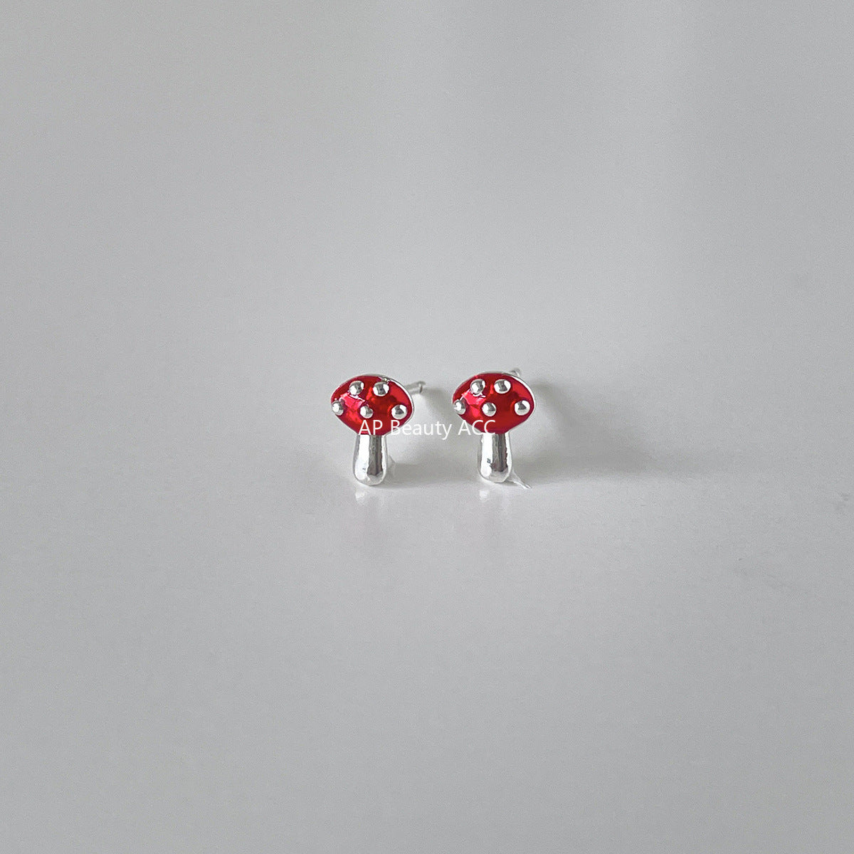 A관 - 925 은침 클로버 버섯 디자인 귀걸이 [EH-4232] 25.10-3