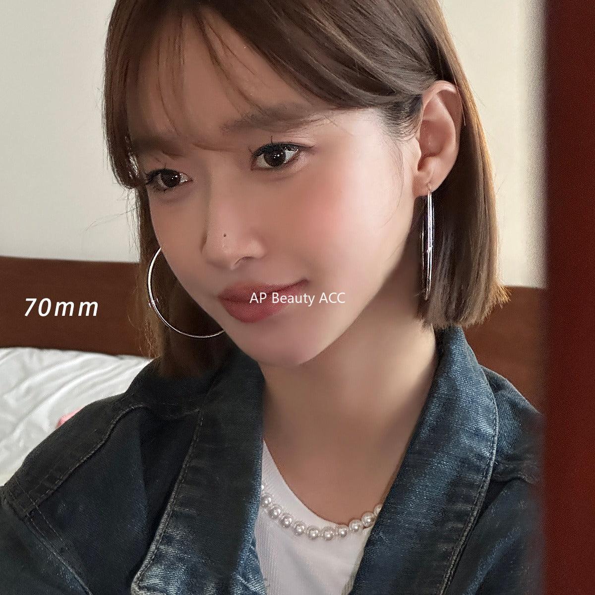 A관 - 유러피언 빈티지 과감한 큰 링 은침 귀걸이 [EH-2507] 24.01-2