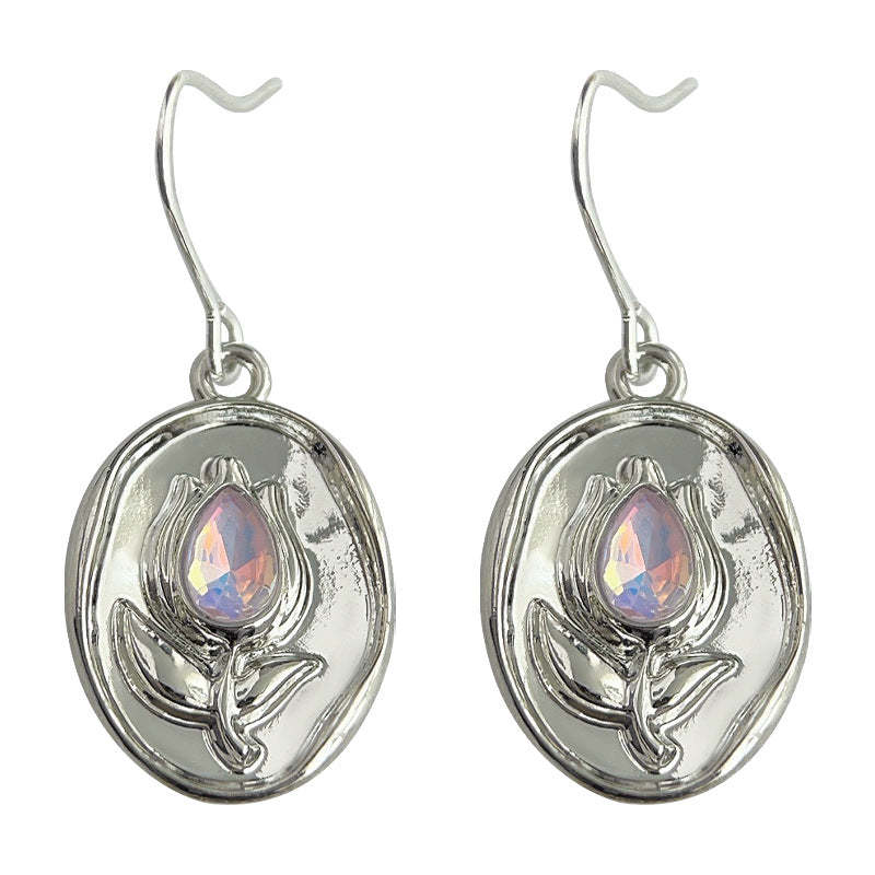 C관 - 개성 있는 유리 크리스탈 2024 신상 귀걸이 [4169] 24.05-5