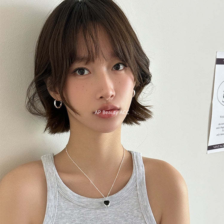 A관 - 925 은침 비정형 심플 링 귀걸이 [EH-4122] 25.12-2