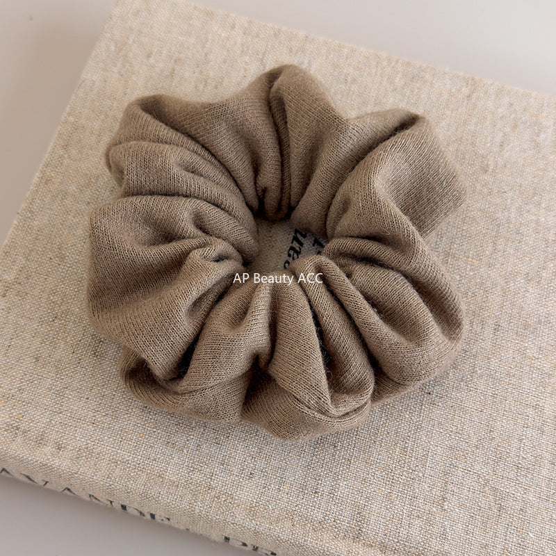 E관 - 부드러운 니트 단색 대형 곱창 헤어밴드 [27576] 25.10-3