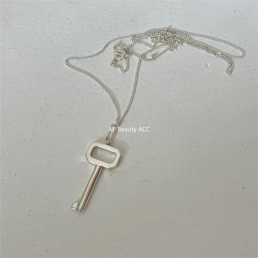 F관 - 925 실버 키 목걸이 [B1317] 24.08-2