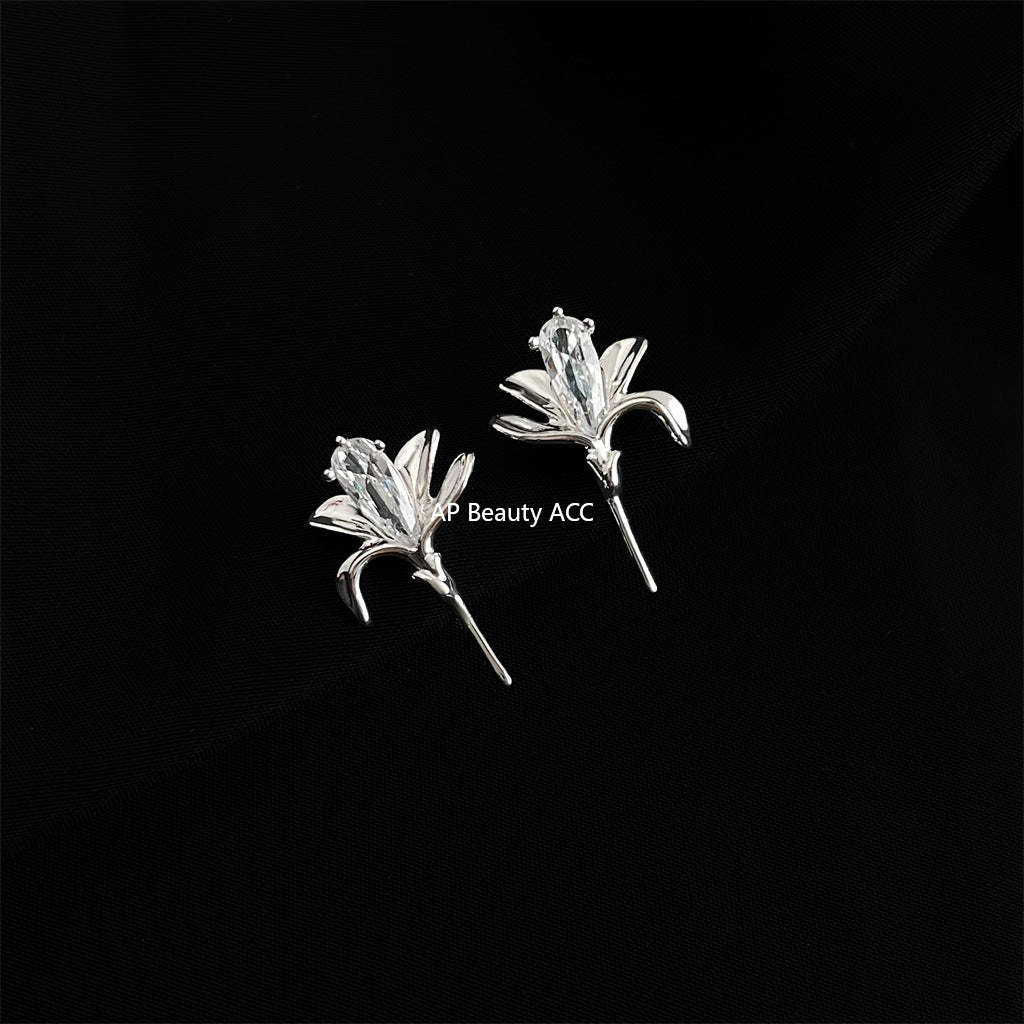 C관 - 큐빅 레진 진주 무피어싱 나선형 이어커프 귀걸이 [EJ0203F] 25.02-3