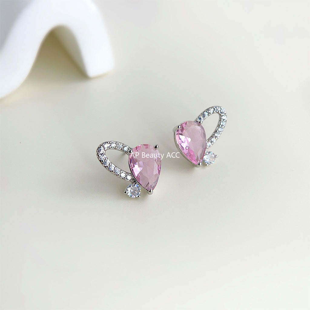 C관 - 미니 큐빅 비대칭 감각적인 귀걸이 [4389] 24.06-4