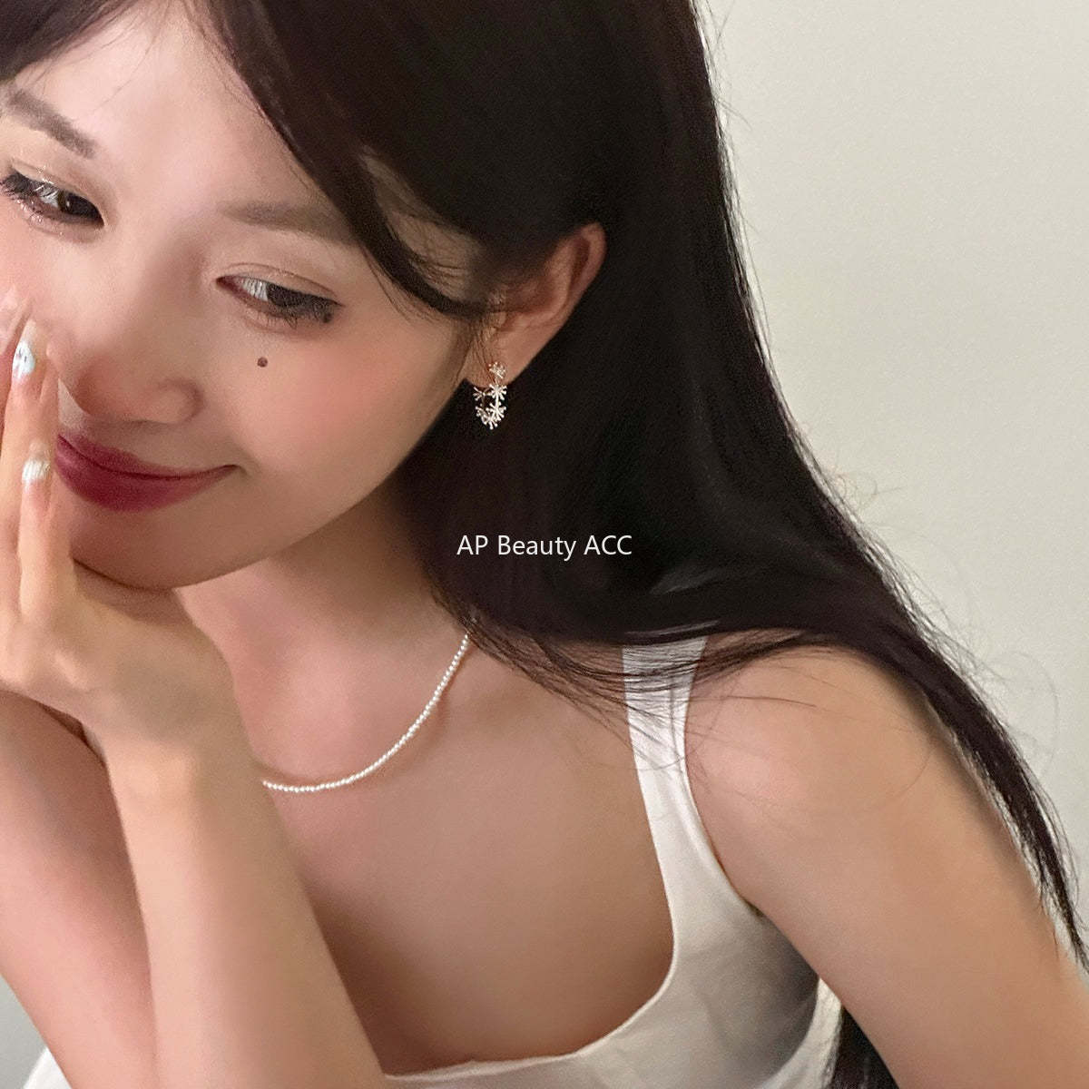 A관 - 플라워 은침 귀걸이 [EH-3207] 24.09-3