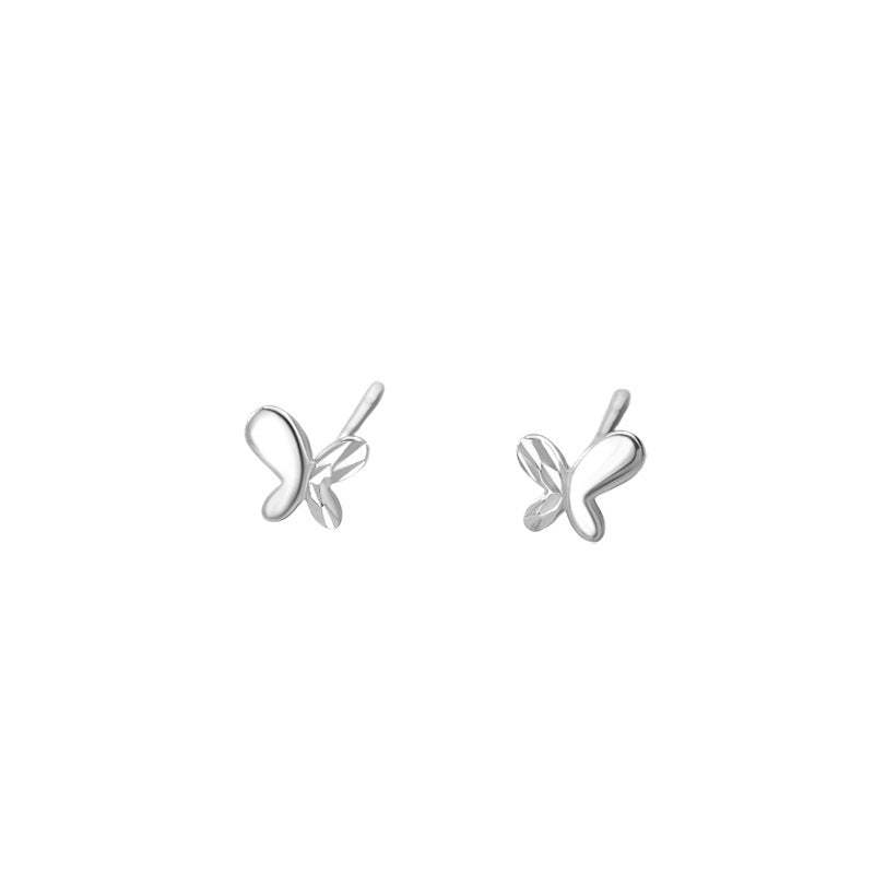 B관 - 999 실버 나비 디자인 귀걸이 [YC5117E_1] 25.09-2