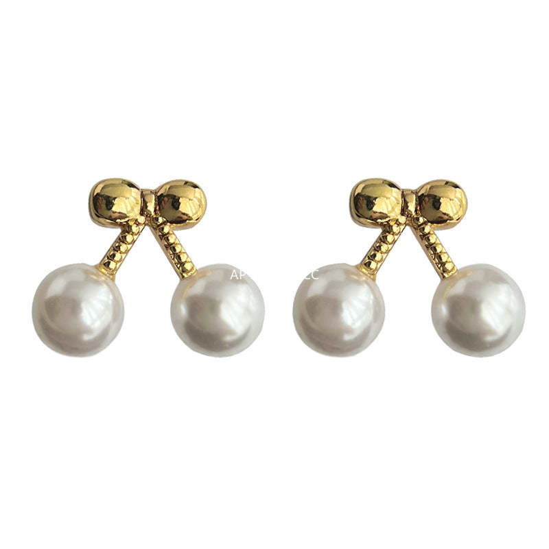 C관 - 14K 도금 체리 모양 상큼한 심플 귀걸이 [4433] 24.07-1