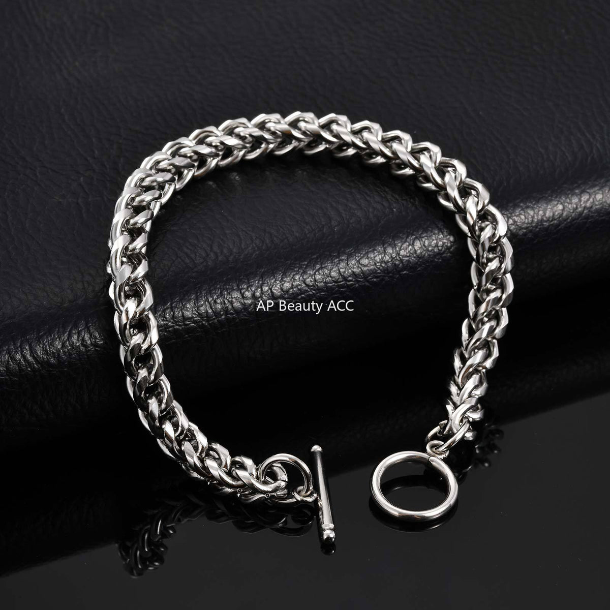 G관 - 스테인리스 스틸 체인 OT 고리 팔찌 [BR-1749] 25.12-1