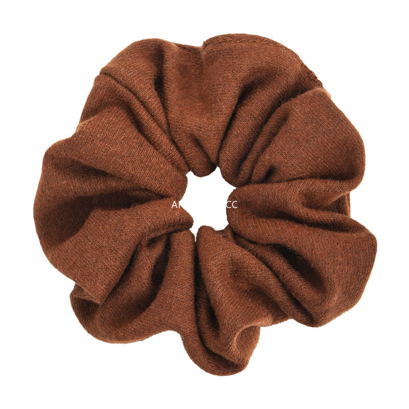 E관 - 부드러운 니트 단색 대형 곱창 헤어밴드 [27576] 25.10-3