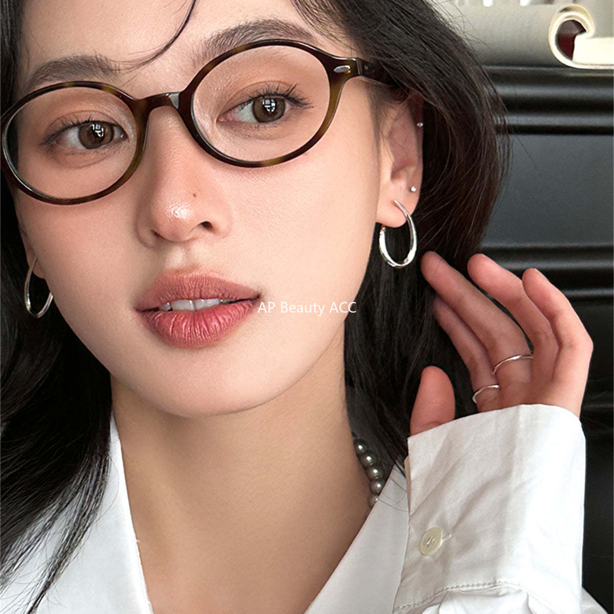 A관 - 925 은침 트위스트 링 귀걸이 [EH-3759] 25.08-4