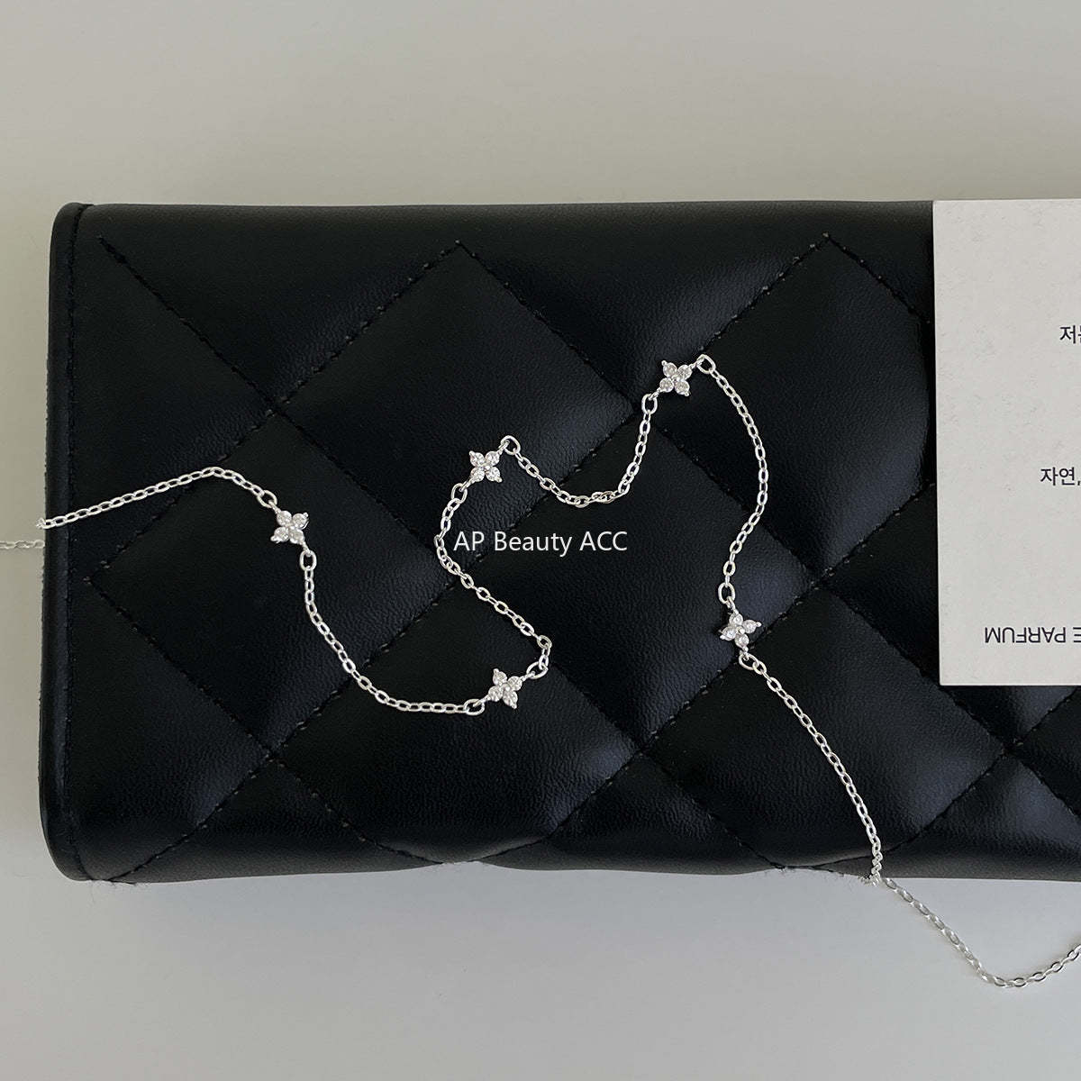 A관 - 925 실버 네잎클로버 디자인 목걸이 [XL-1228] 25.11-1