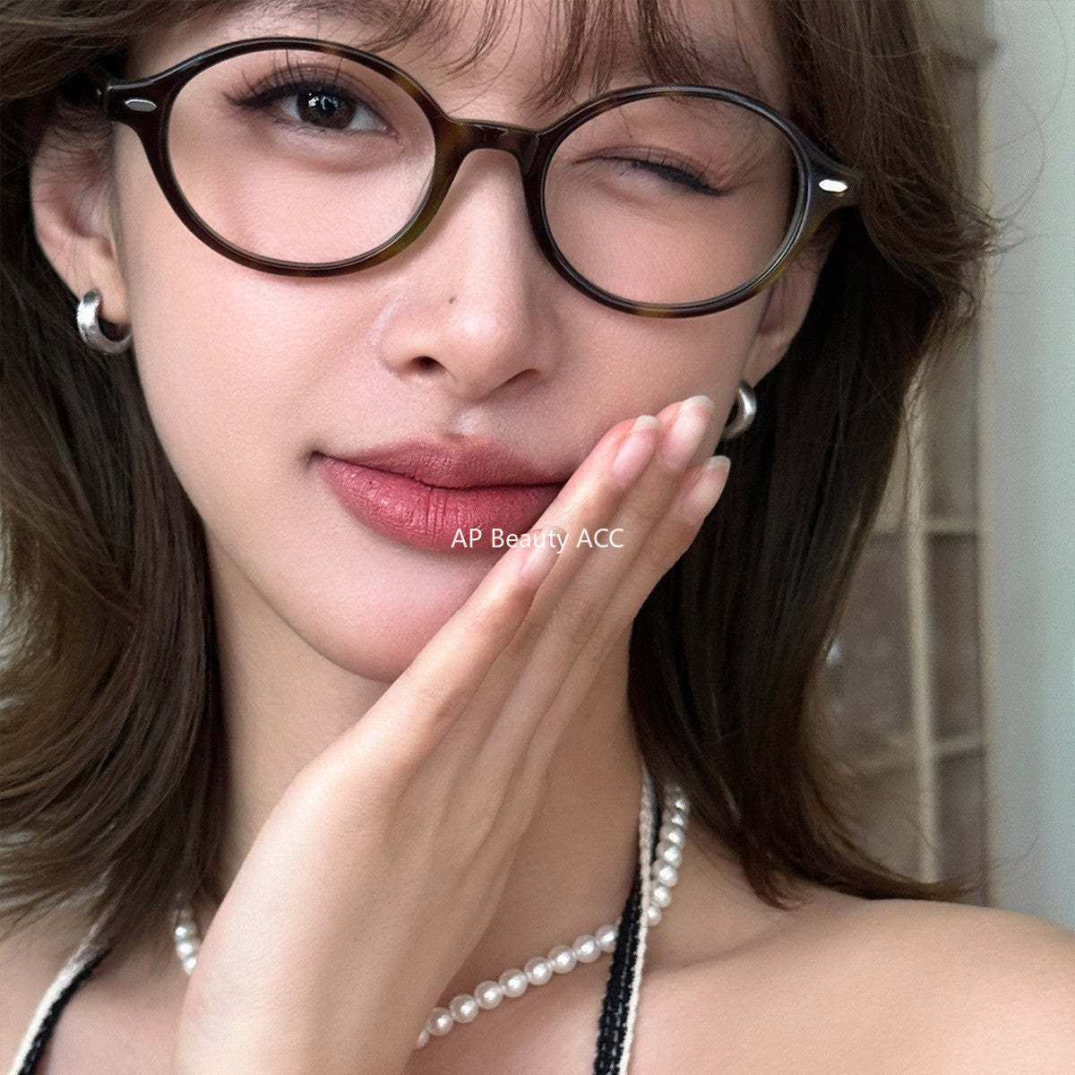 A관 - 925 은침 무광 링 귀걸이 [EH-3665] 25.07-3