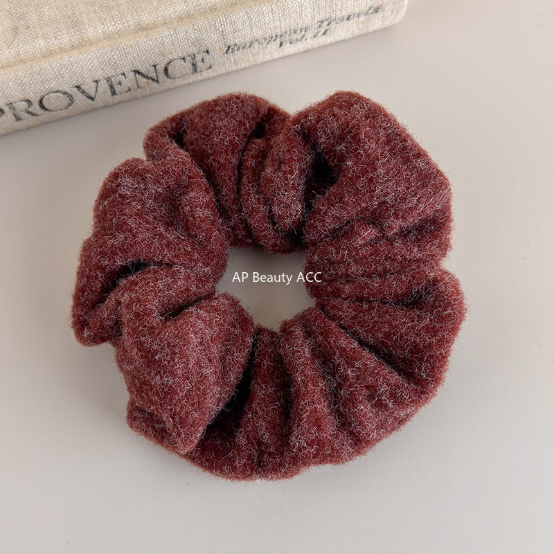 E관 - 겨울 컬러 모직 패브릭 곱창 헤어밴드 [26247] 25.11-2