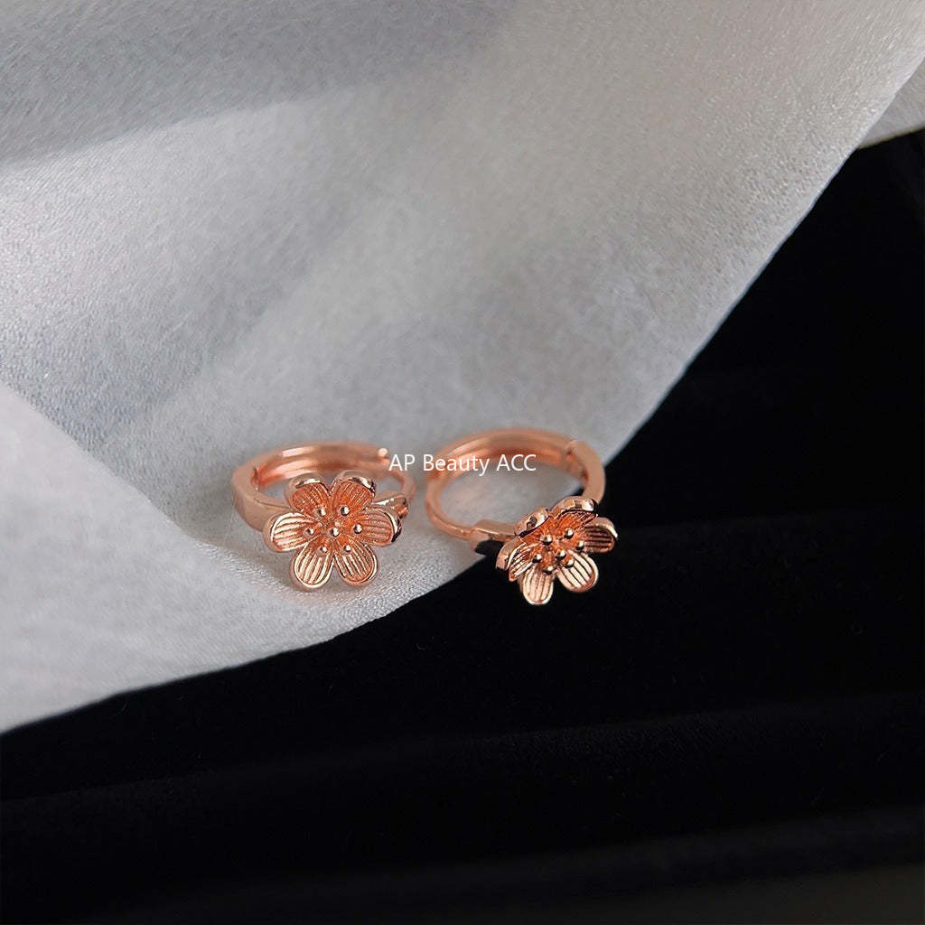 C관 - 장미꽃 디자인 귀걸이 데일리 귀걸이 [3606] 24.01-4