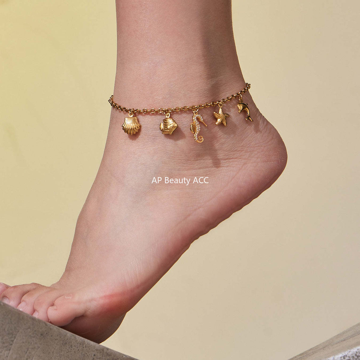 D관 - 스테인리스 스틸 해양생물 큐빅 펜던트 목걸이 팔찌 [TXP447] 25.10-4