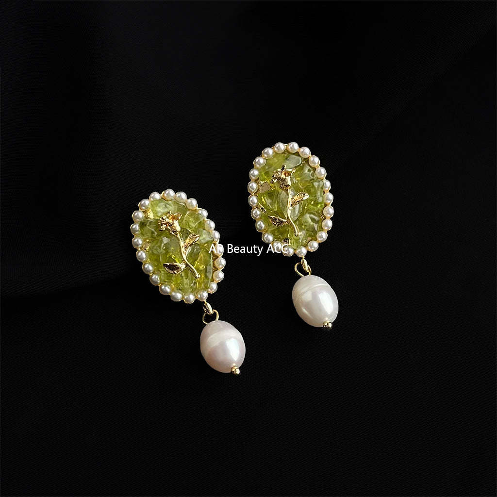 C관 - 담수 진주 골드 도금 나선형 이어커프 귀걸이 [EJ0203P] 25.02-3