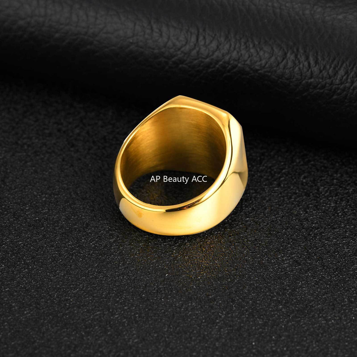 G관 - 레이저 독수리 디자인 스테인리스 스틸 반지 [RC-294] 25.12-2