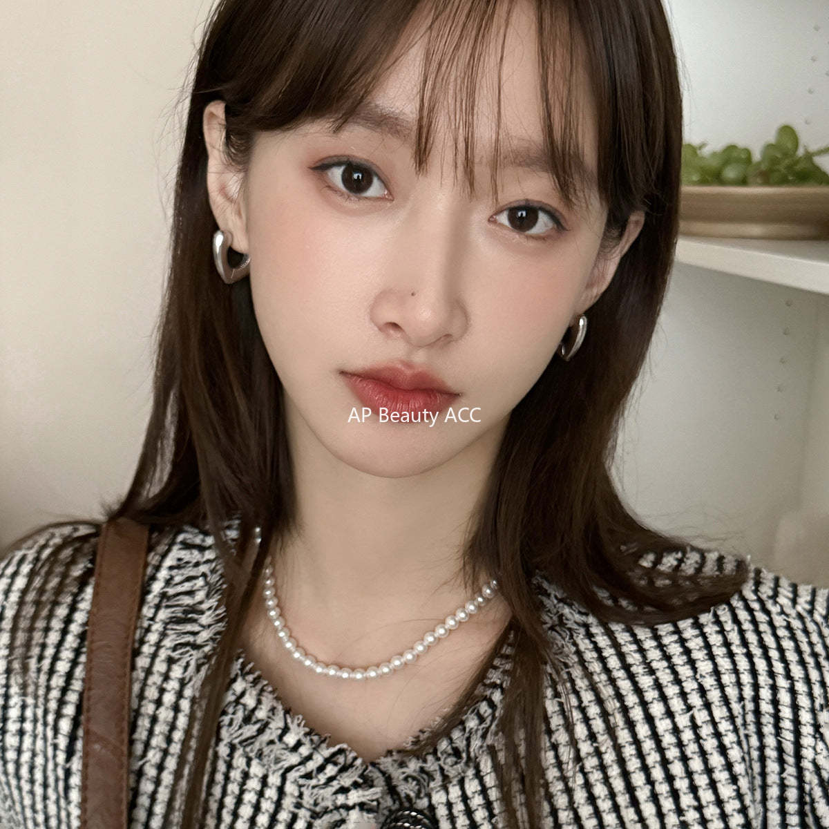 A관 - 925 은침 하트 베이직 링형 귀걸이 [EH-1823] 24.12-4
