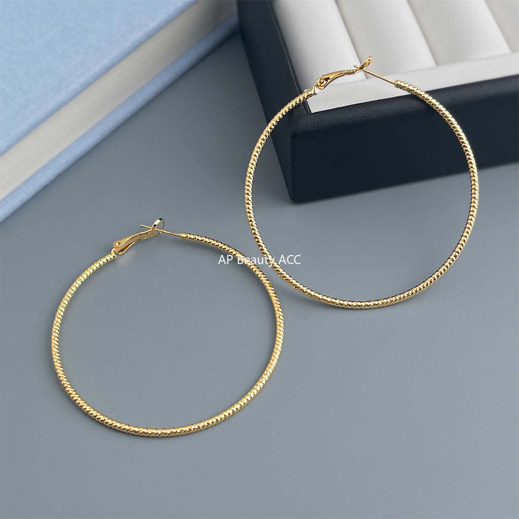 C관 - 대형 후프 링 925 은침 귀걸이 [7165-7172] 25.11-4