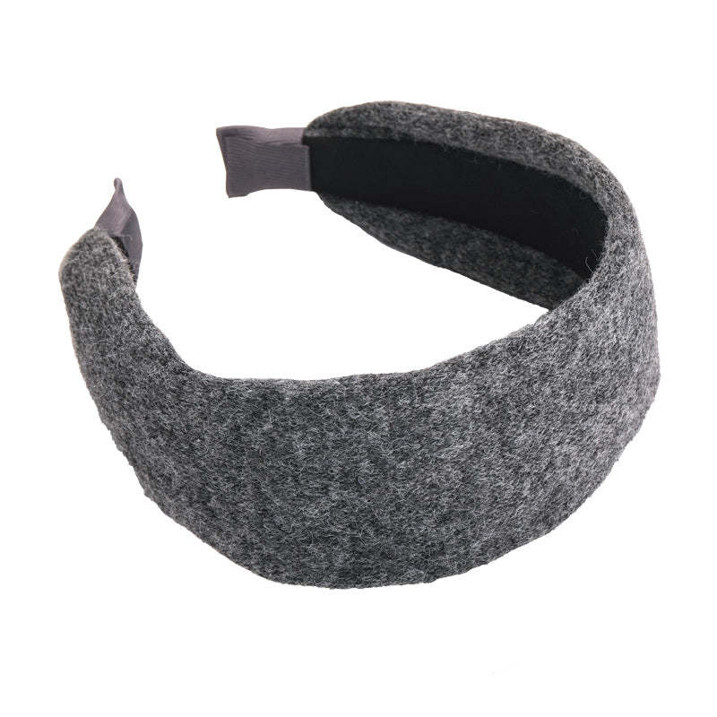 E관 - 도톰한 니트 디자인 와이드 머리띠 [27602] 25.10-4