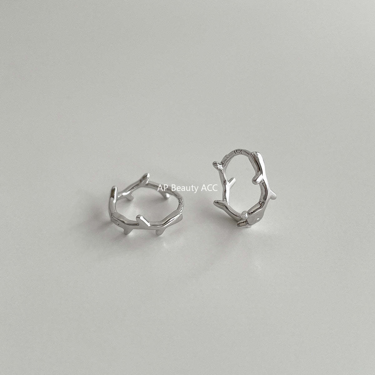 A관 - 나뭇가지 디자인 925 은침 귀걸이 [EH-3769] 25.08-5