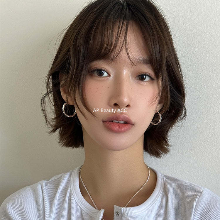 A관 - 925 은침 비정형 심플 링 귀걸이 [EH-4122] 25.12-2