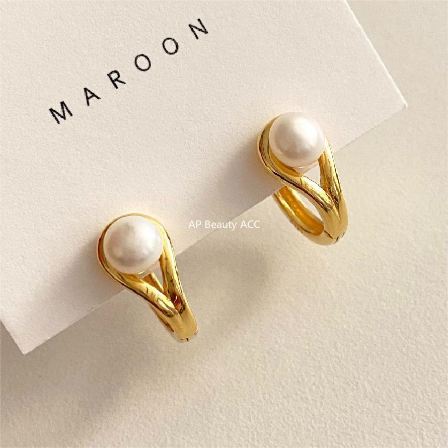 F관 - 925 실버 진주 링 귀걸이 [C1205] 25.12-2