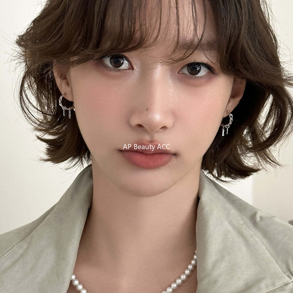 A관 - 925 은침 십자가 드롭 링 귀걸이 [EH-4270] 25.11-4