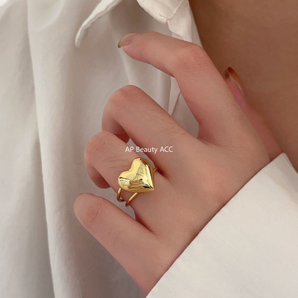 F관 - 925 실버 하트 오픈형 반지 [J1524] 25.10-1