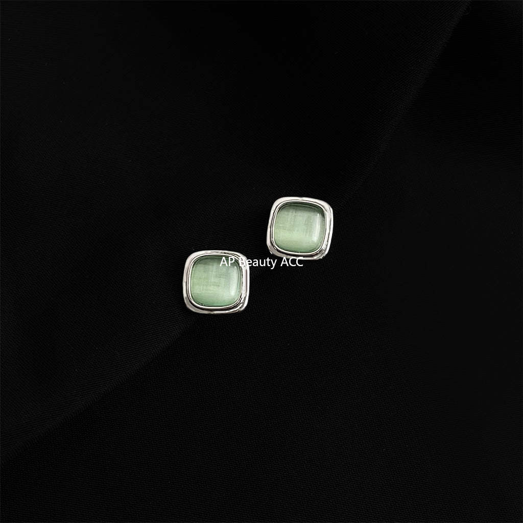 C관 - 큐빅 레진 진주 무피어싱 나선형 이어커프 귀걸이 [EJ0203F] 25.02-3