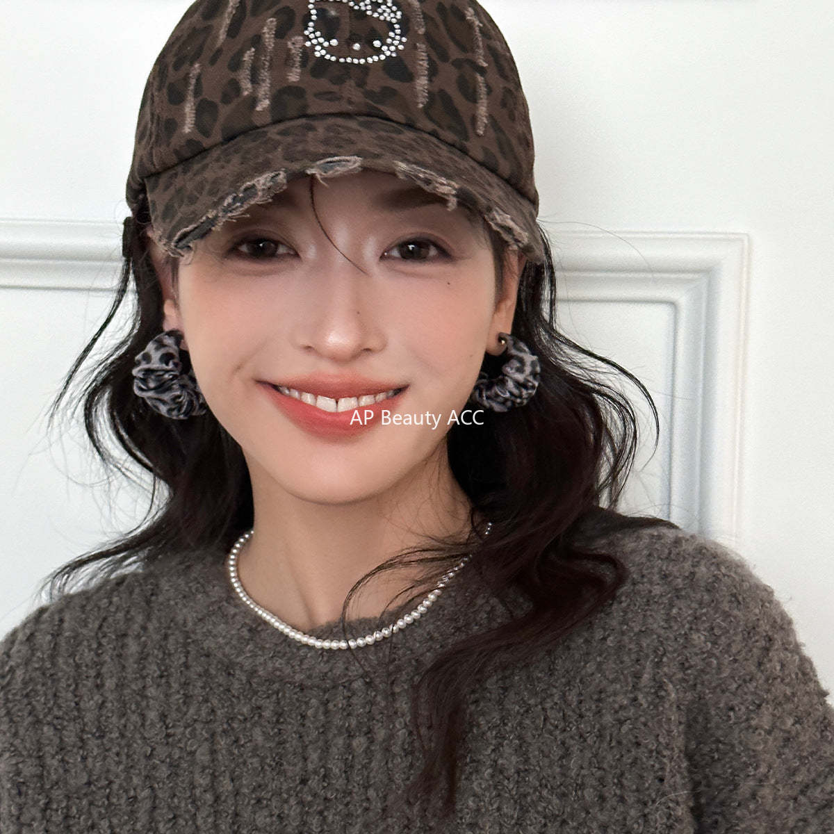 A관 - 빈티지 레오파드 C형 귀걸이 [EH-3446] 24.11-5